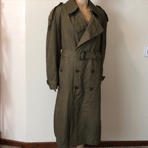 Dior Other - VINTAGE Christian Dior Army Green Trench Coat